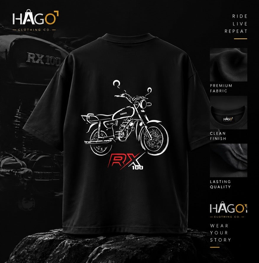 RX100 LEGACY Special Edition 240 GSM Heavyweight Oversized Tees